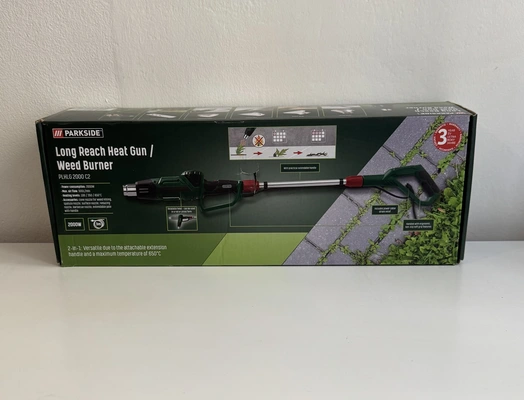 Horkovzdušná pistole a likvidátor plevele s dlouhou násadou PLHLG 2000 C2